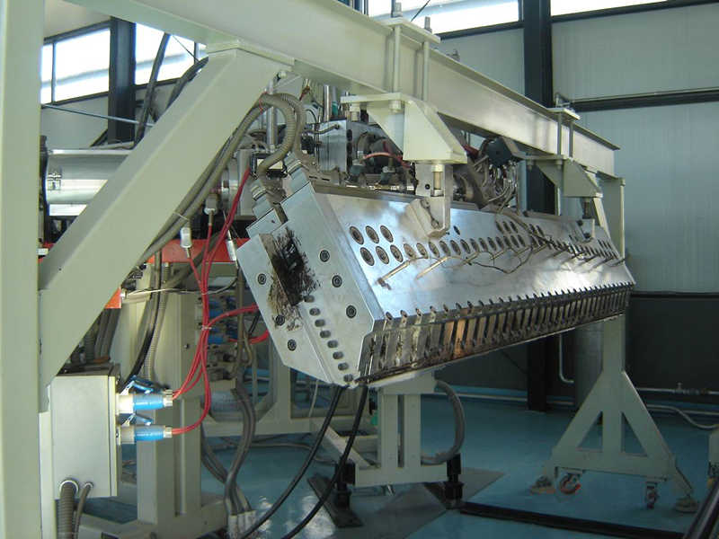 HDPE -Entwässerungsblattmaschine